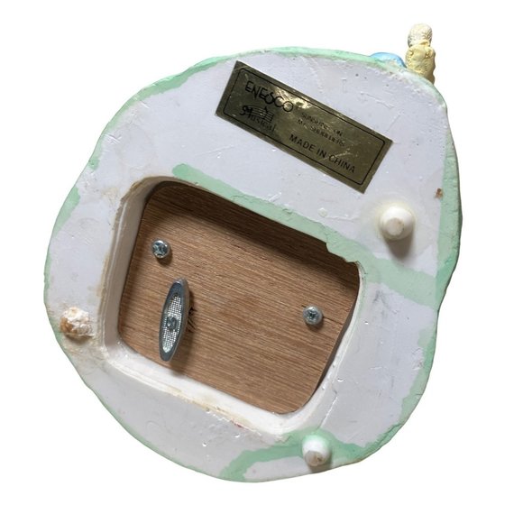 Working Vintage Enesco Music Box Teapot and Easter Bunny - Picture 7 of 10